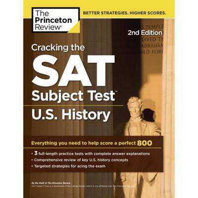 【4周达】Cracking the SAT Subject Test in U.S. History, 2nd Edition: Everything You Need to Help Scor... [9781524710835]