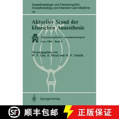 【3-4周达】Aktueller Stand der klinischen Anaesthesie : Zentraleuropäischer Anaesthesiekongreß Graz... [9783540165736]