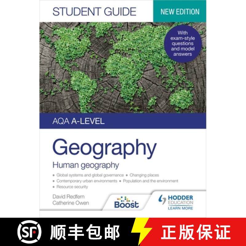 【3-4周达】AQA A-level Geography Student Guide 2: Human Geography [9781398328198]