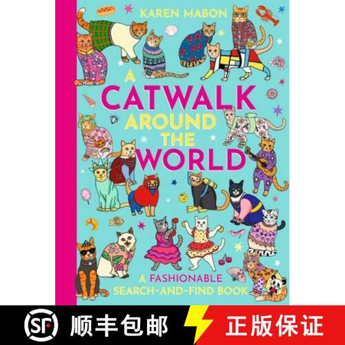【3-4周达】精装 Catwalk Around the World: A fashionable search and find book [9781510231108]