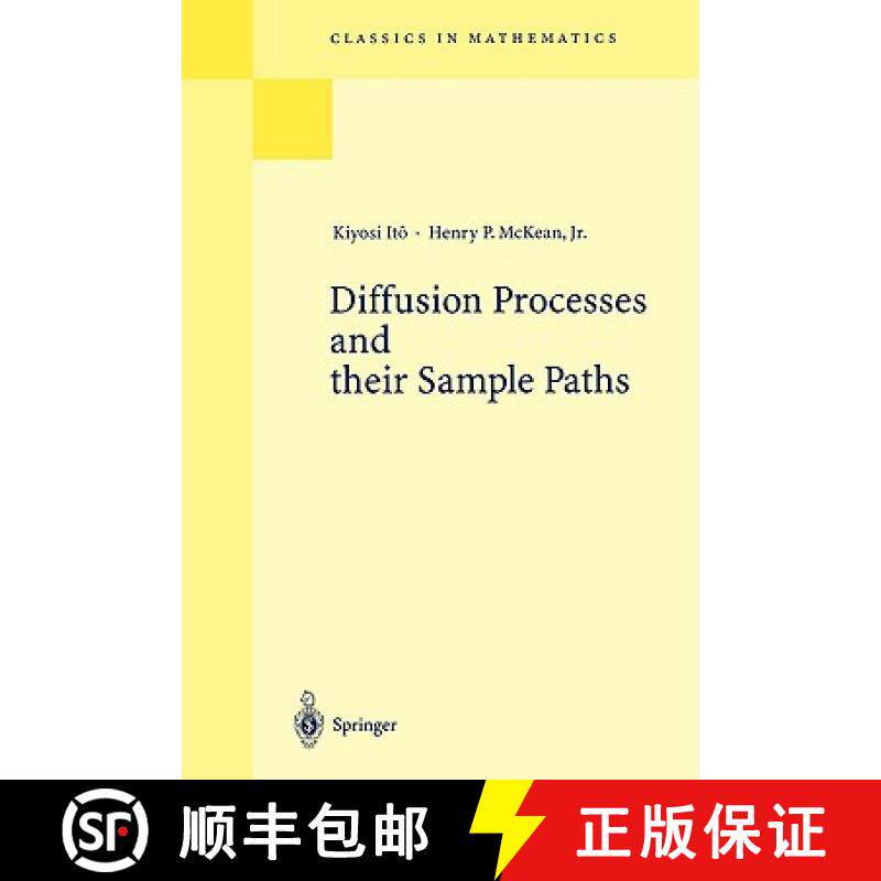 【3-4周达】Diffusion Processes and their Sample Paths : Reprint of the 1974 Edition [9783540606291]