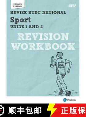 【3-4周达】Pearson REVISE BTEC National Sport Units 1 & 2 Revision Workbook - 2023 and 2024 exams and... [9781292230603]