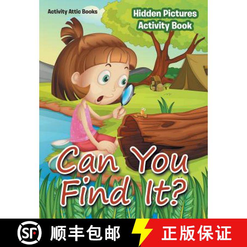【3-4周达】Can You Find It? Hidden Pictures Activity Book [9781683231837]