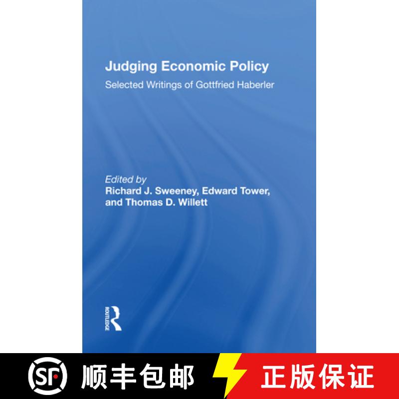 【3-4周达】Judging Economic Policy: Selected Writings of Gottfried Haberler [9780367166861]