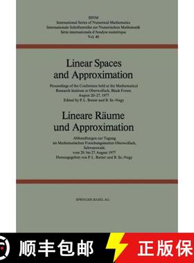 【3-4周达】Linear Spaces and Approximation / Lineare Raume und Approximation: Proceedings of the Conf... [9783764309794]