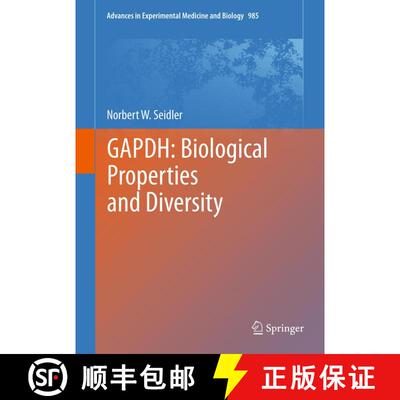 【3-4周达】精装 GAPDH: Biological Properties and Diversity [9789400747159]