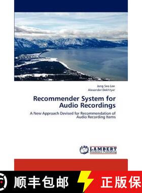 预订 Recommender System for Audio Recordings [9783846519363]