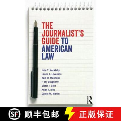 【3-4周达】The Journalist's Guide to American Law [9780415884723]