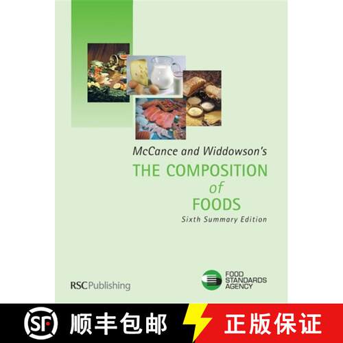 预订 McCance and Widdowson's the Composition of Foods: - Summary Edition [9780854044283]