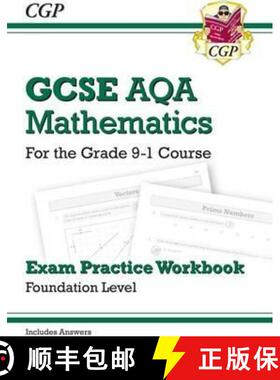 【3-4周达】GCSE Maths AQA Exam Practice Workbook: Foundation - for the Grade 9-1 Course (includes Ans... [9781782943907]
