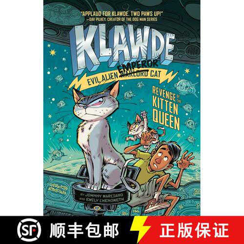 【3-4周达】精装 Klawde: Evil Alien Warlord Cat: Revenge of the Kitten Queen #6 [9780593096246]