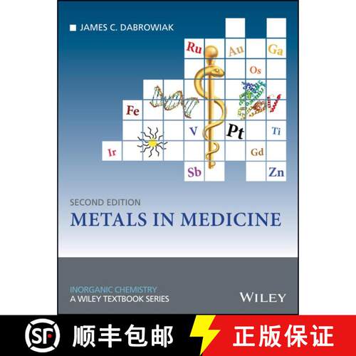 【3-4周达】Metals In Medicine 2E [Wiley化学化工] [9781119191308]