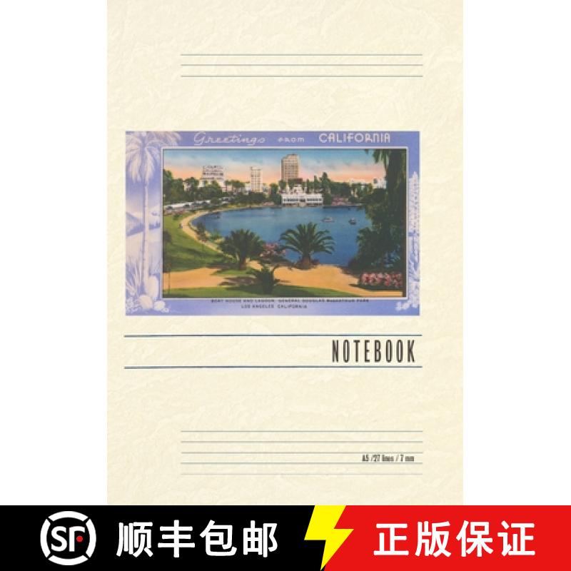 【3-4周达】Vintage Lined Notebook Greetings, MacArthur Park [9798385419517]