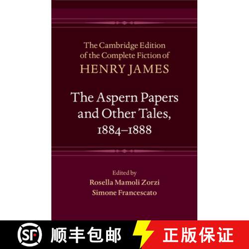 【3-4周达】The Aspern Papers and Other Tales, 1884-1888 [9781009662109]