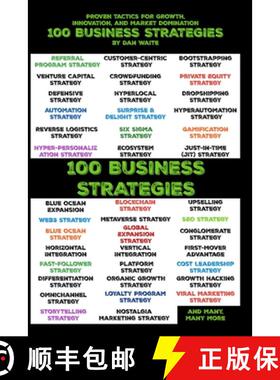 【3-4周达】100 Business Strategies Proven Tactics for Growth, Innovation, and Market Domination: Acti... [9781917784030]