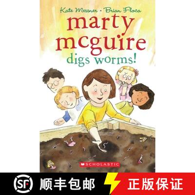 【3-4周达】Marty McGuire Digs Worms! [9780545142472]