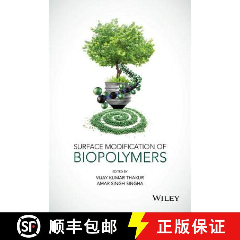【3-4周达】Surface Modification Of Biopolymers [Wiley高分子] [9781118669556]
