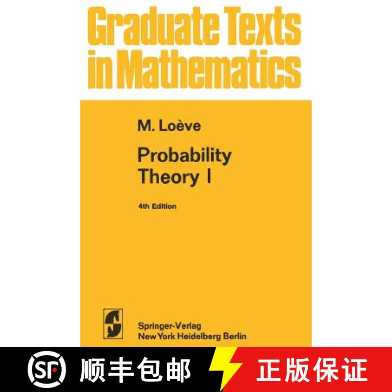 【3-4周达】Probability Theory I [9781468494662]