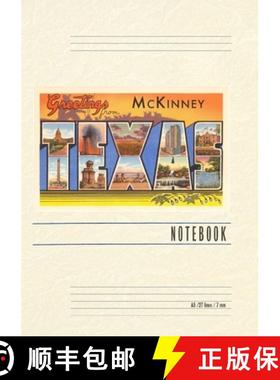 预订 Vintage Lined Notebook Greetings from McKinney, Texas [9798385449422]