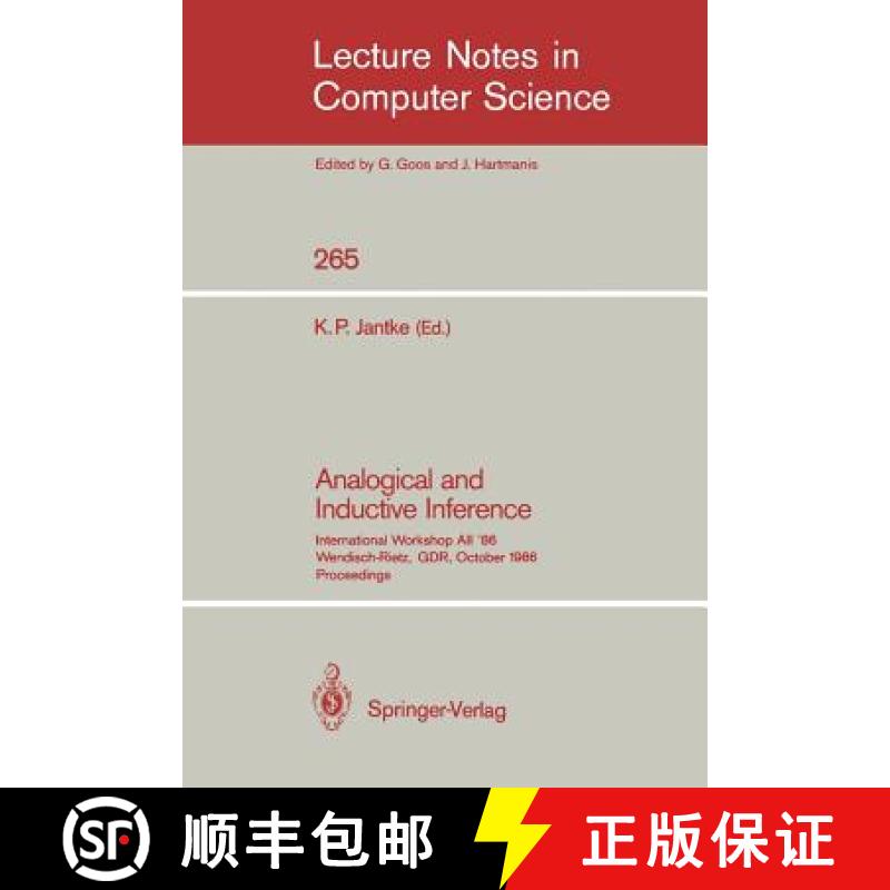 【3-4周达】Analogical and Inductive Inference : International Workshop AII'86 Wendisch-Rietz, GDR, Oc... [9783540180814]