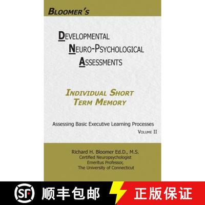 【3-4周达】Bloomer's Developmental Neuropsychological Assessments Volume II: Individual Short Term Me... [9780999724453]