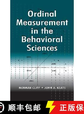 【3-4周达】Ordinal Measurement in the Behavioral Sciences [9780805820935]