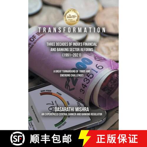 【3-4周达】精装 T R A N S F O R M A T I O N: Three Decades of India's Financial and Banking Sector Re... [9781482837537]