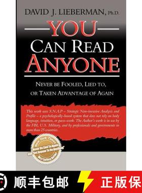 【3-4周达】You Can Read Anyone: Never Be Fooled, Lied To, or Taken Advantage of Again [9780978631307]