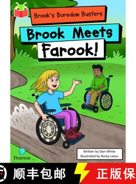 【3-4周达】Bug Club Independent Phase 5 Unit 14: Brook's Boredom Busters: Brook Meets Farook [9781292428321]