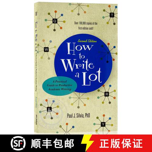现货 学术写作：如何写得多 How to Write a Lot: A Practical Guide to Productive Academic Writing [9781433829734]