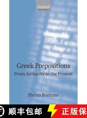 【3-4周达】Greek Prepositions: From Antiquity to the Present [9780199556854]