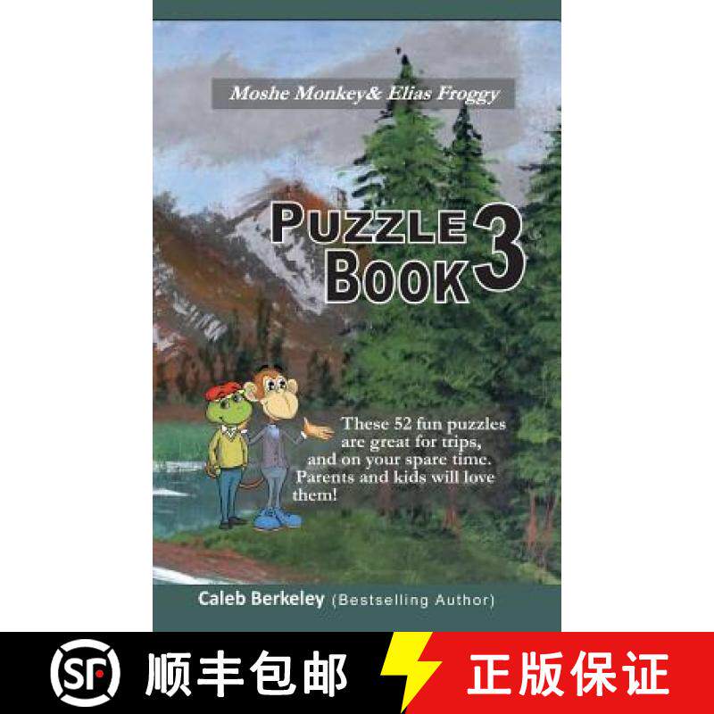 预订 Moshe Monkey and Elias Froggy: Puzzle Book 3 [9781989612026]