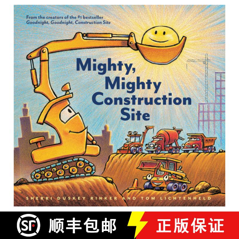 【3-4周达】Mighty, Mighty Construction Site: (Easy Reader Books, Preschool Prep Books, Toddler Truck ... [9781452152165]