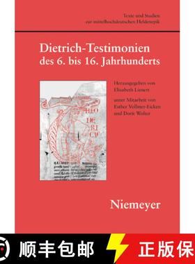 预订 Dietrich-Testimonien des 6. bis 16. Jahrhunderts [9783484645042]