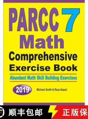预订 PARCC 7 Math Comprehensive Exercise Book : Abundant Math Skill Building Exercises [9781646125746]