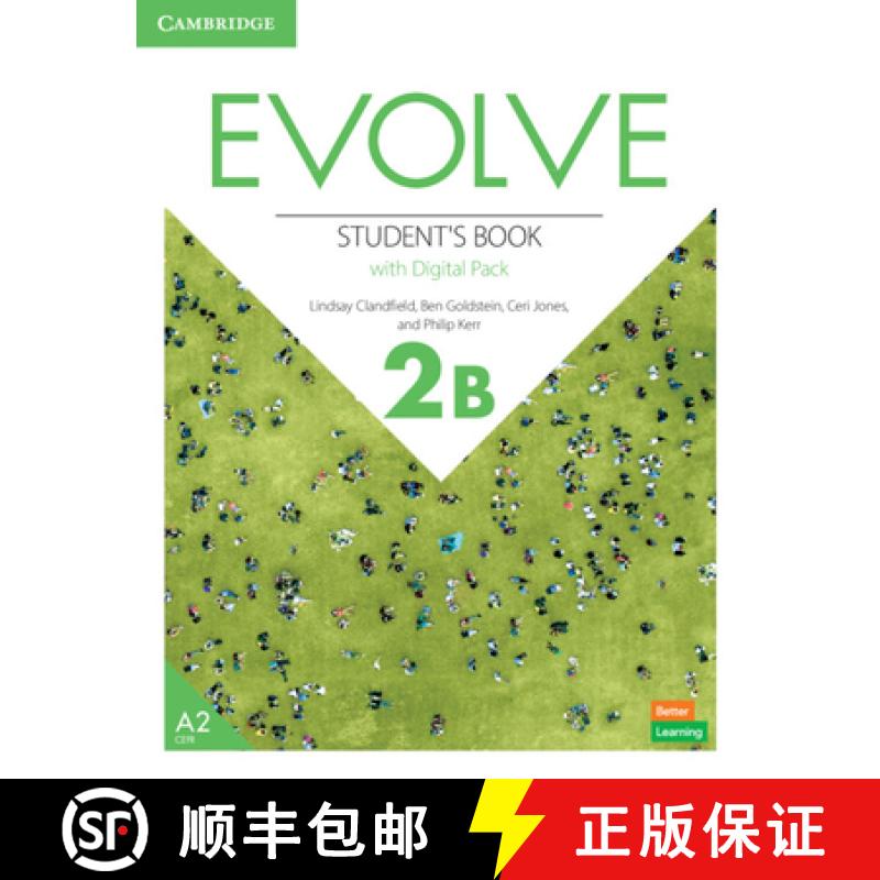 【3-4周达】Evolve Level 2b Student's Book with Digital Pack [9781009231817]