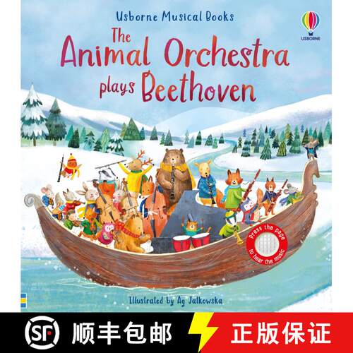 【3-4周达】Animal Orchestra Plays Beethoven [9781836052012]