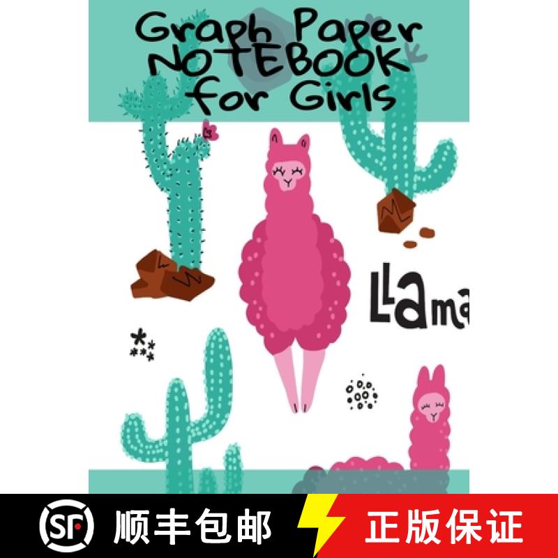 【3-4周达】Graph Paper Notebook For Girls: Coordinate Composition Note Book For Grids, Math, Organic ... [9783749735044]
