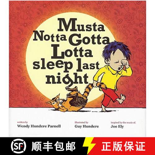 【3-4周达】精装 Musta Notta Gotta Lotta Sleep Last Night [9780984584307]