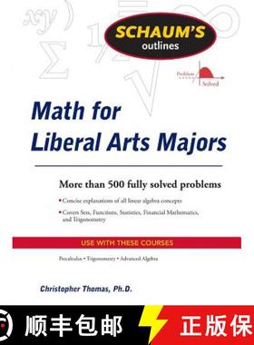 预订 Schaum's Outline of Mathematics for Liberal Arts Majors [9780071544290]