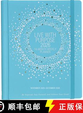 预订 2026 Live with Purpose Planner (14 Months, Nov 2025 to Dec 2026) (Weekly Goal Planner) [9781441344823]