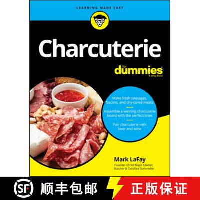 【3-4周达】Charcuterie For Dummies [Wiley食品] [9781119690788]