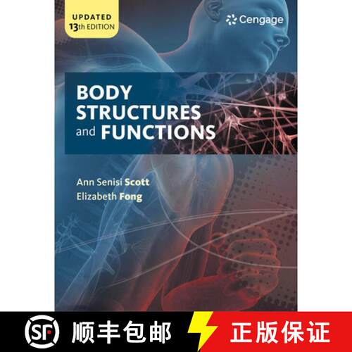 【3-4周达】精装 Bundle: Body Structures and Functions Updated, 13th + Mindtap Basic Health Sciences, ... [9780357014905]