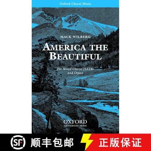 【3-4周达】America the Beautiful: Vocal score - America the Beautiful Vocal Score (Vocal score) [9780193868120]