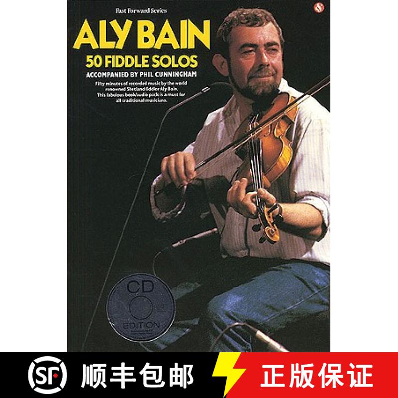【3-4周达】Aly Bain - 50 Fiddle Solos [With CD] [9780711970779]