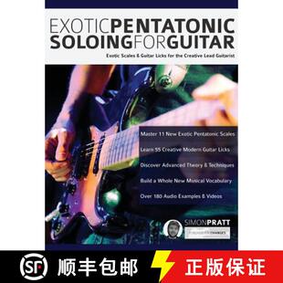 预订 Exotic Pentatonic Soloing For Guitar [9781789330601]