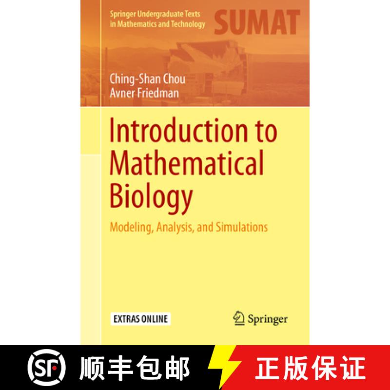 【3-4周达】Introduction to Mathematical Biology: Modeling, Analysis, and Simulations [9783319296364]