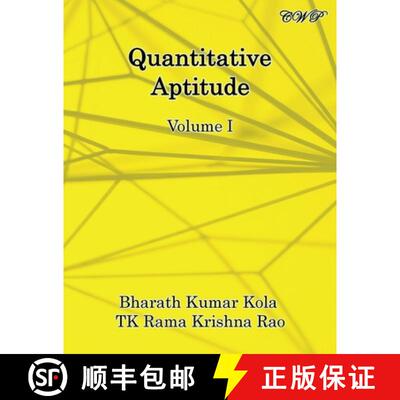 【3-4周达】Quantitative Aptitude: Volume I [9781925823868]