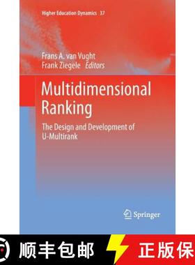 【3-4周达】Multidimensional Ranking : The Design and Development of U-Multirank [9789401780933]