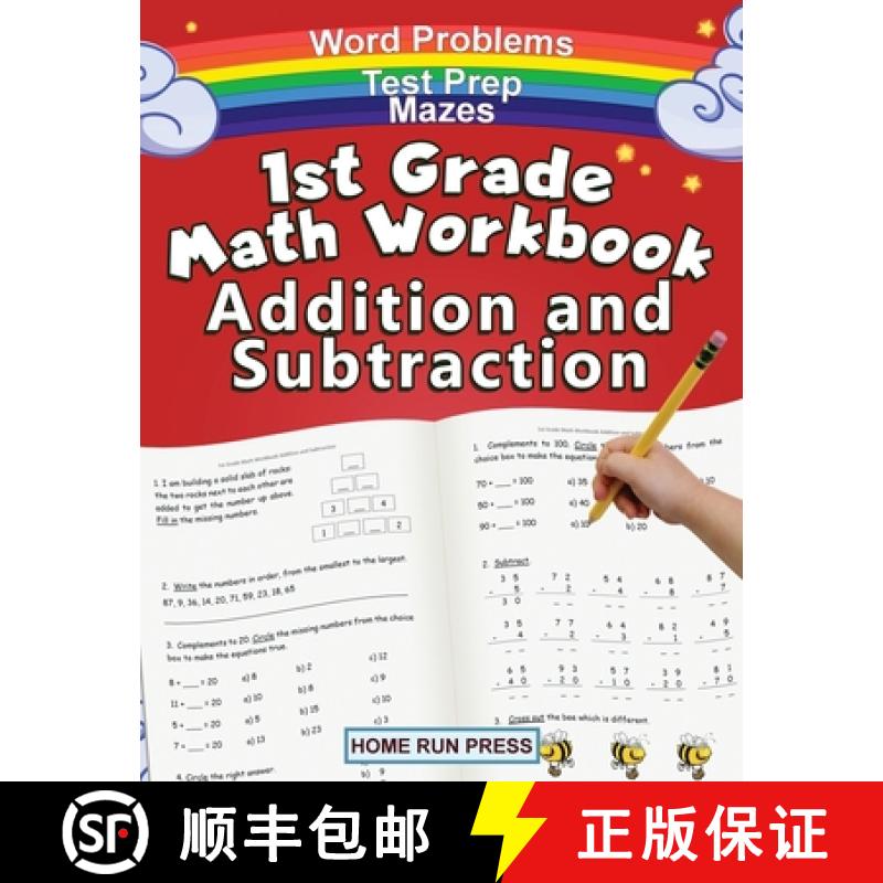 【3-4周达】1st Grade Math Workbook Addition and Subtraction: Grade 1 Workbooks, Math Books for 1st Gr... [9781952368042]